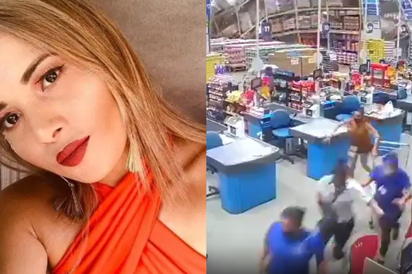 超市15公尺高貨架「骨牌式倒塌」　21歲女店員上貨被壓死8人受傷。（圖／翻攝自YouTube）