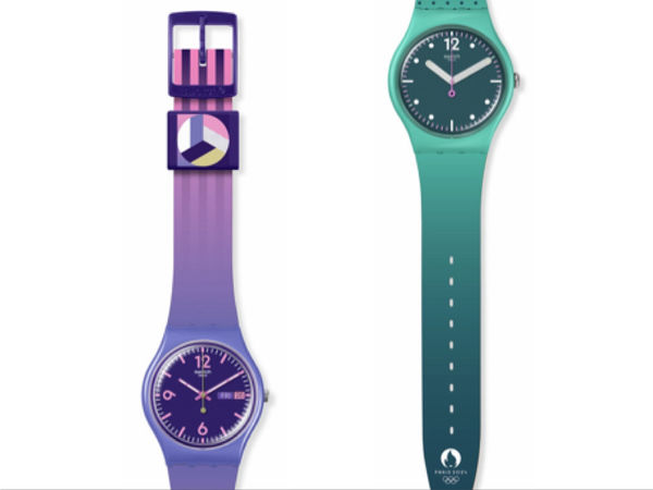 Swatch奧運錶繽紛出擊　運動賽事Logo裝飾錶環