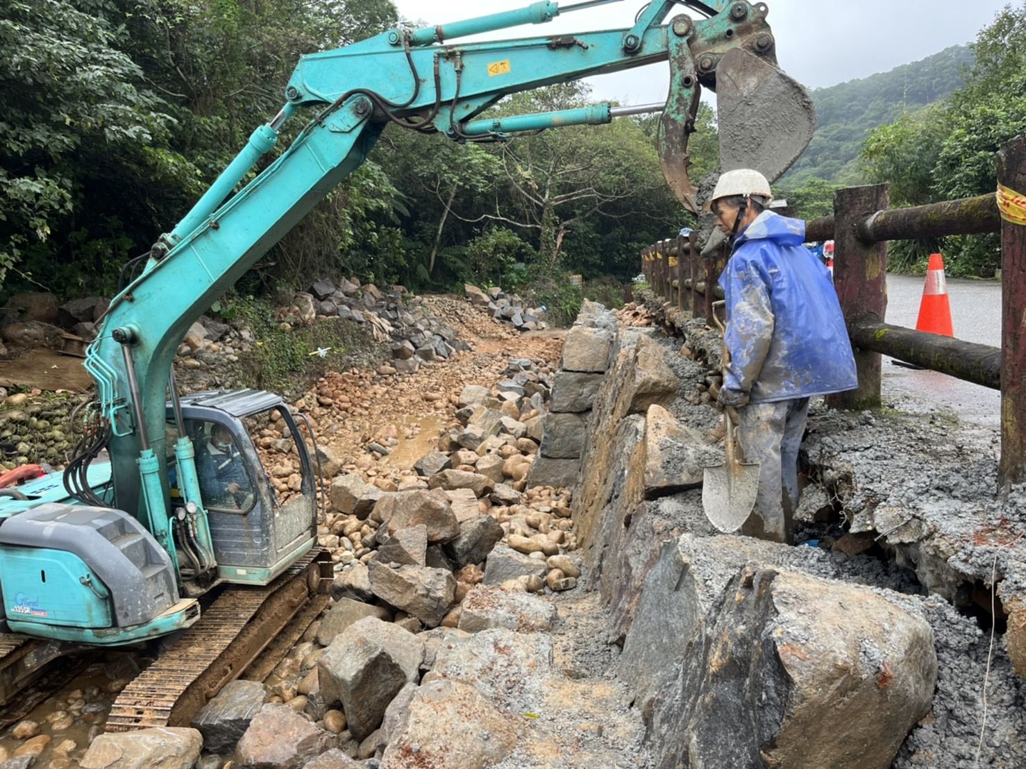 ▲新北災害復建工程最大推手。（圖／新北市農業局提供）