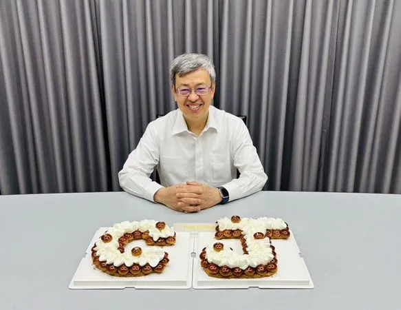 ▲▼陳建仁慶生。（圖／翻攝陳建仁臉書）