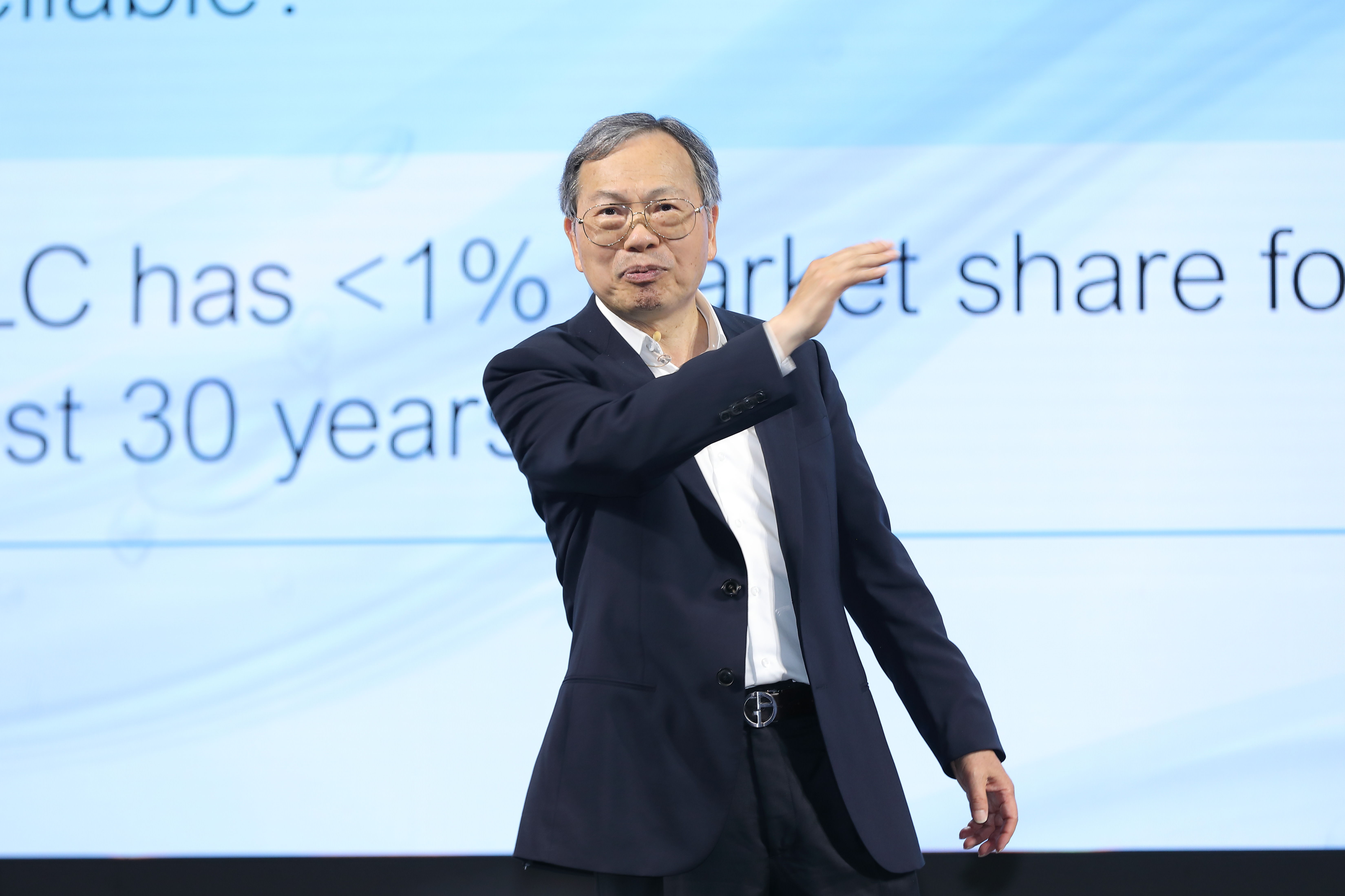 ▲▼美商超微電腦共同創辦人暨執行長梁見後。（圖／記者湯興漢攝）