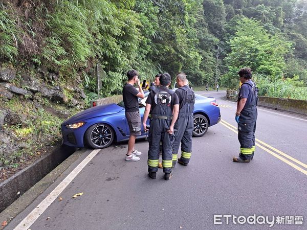 ▲▼106線BMW車禍             。（圖／記者陸運陞翻攝）