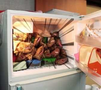 你家冰箱也長這樣嗎？　蔣萬安分享「未來1個月菜色」滿滿都是粽子