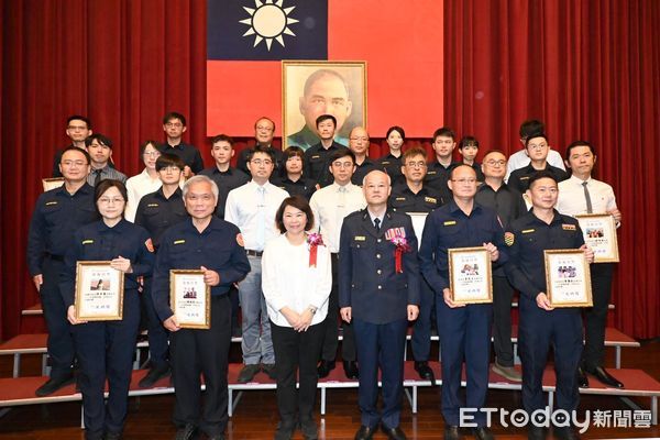 ▲▼  嘉市警局警察節表揚大會   。（圖／嘉義市警局提供）