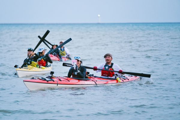 ▲▼ 由KID領軍出海，胡宇威、郭泓志、瑞瑪席丹、鍾瑶、雷艾美挑戰人生極限。（圖／三立提供）