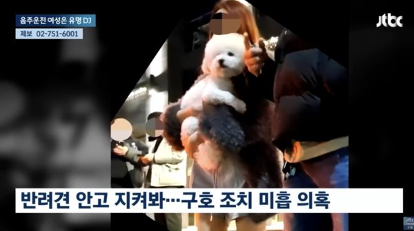 ▲▼▲▼爆乳DJ Yesong酒駕撞死外送員抱著狗呆看　遭求刑15年哭：犯了死罪。（圖／翻攝自JTBC）