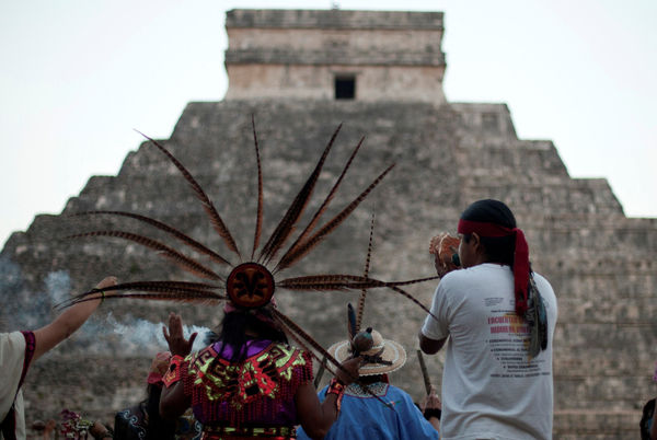 ▲▼墨西哥猶加敦州的馬雅文明奇琴伊察（Chichen Itza）古城遺址與金字塔。（圖／路透）