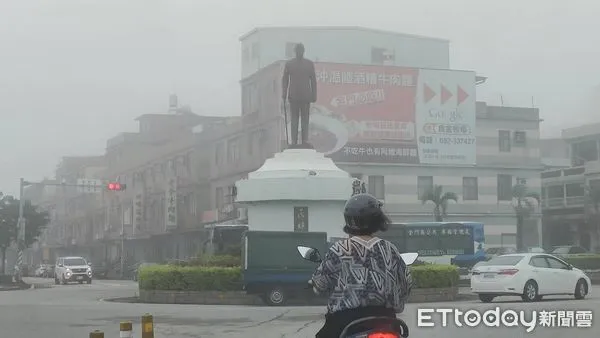 ▲▼金門濃霧。（圖／記者林名揚攝）