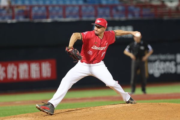 ▲味全龍隊洋將銳歐。（圖／味全龍隊提供）