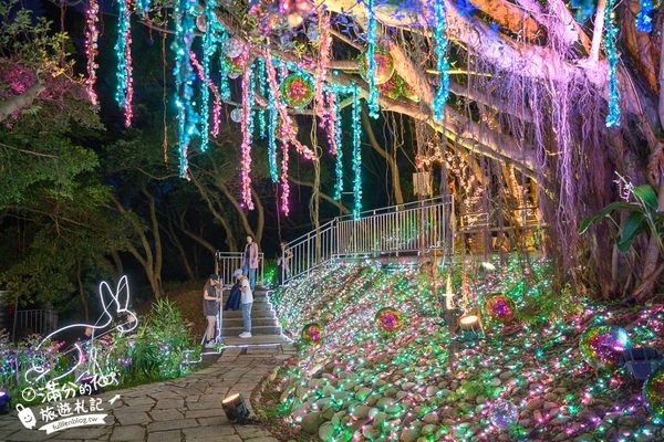 ▲▼大古山登山步道公園夏日繽紛派對 最新點燈活動時間　欣賞城市燈海，來趟森林裡的奇幻旅程。（圖／部落客滿分提供）