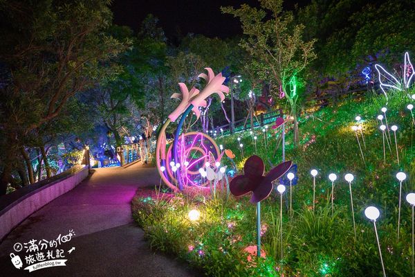 ▲▼大古山登山步道公園夏日繽紛派對 最新點燈活動時間　欣賞城市燈海，來趟森林裡的奇幻旅程。（圖／部落客滿分提供）