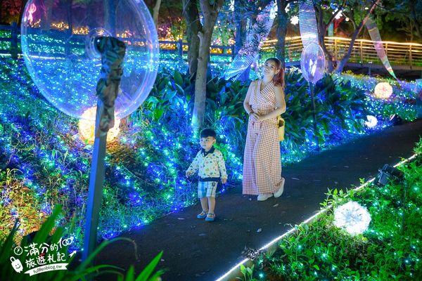 ▲▼大古山登山步道公園夏日繽紛派對 最新點燈活動時間　欣賞城市燈海，來趟森林裡的奇幻旅程。（圖／部落客滿分提供）