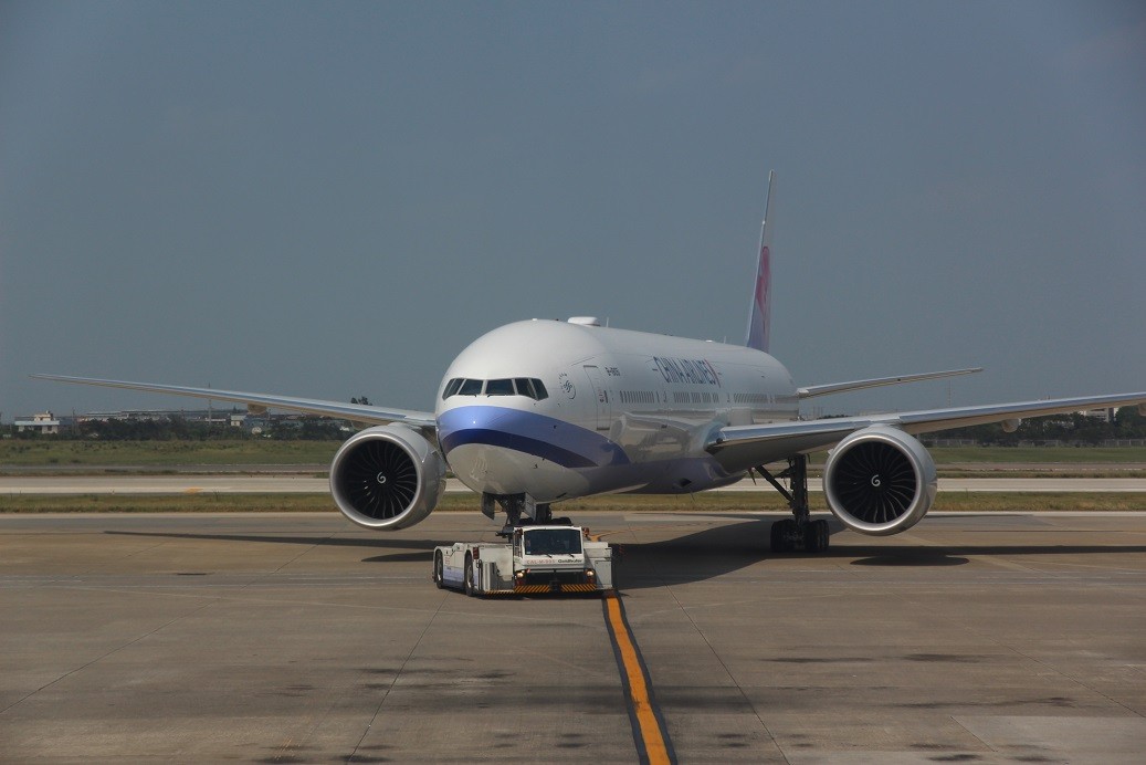 華航777-300ER機上實際體驗照（圖／記者游琁如攝）