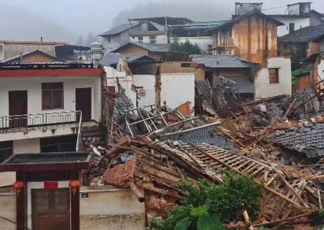 ▲▼ 福建暴雨,龍岩災情 。（圖／翻攝自微博）