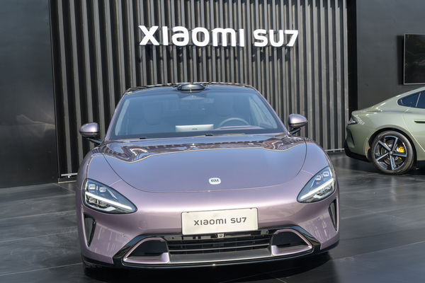 ▲小米SU7霞光紫為消費者最受歡迎的車款之一。（圖／CFP）