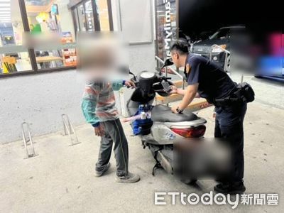 機車環島刁車故障 台東大武暖警協助脫困