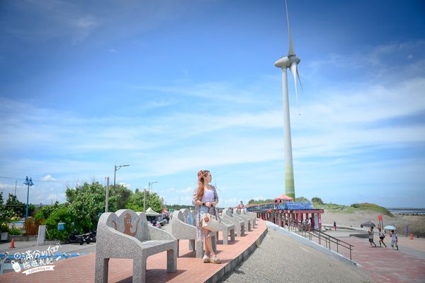 ▲▼台中最夯玩水景點「大安濱海樂園」，佔地17公頃的大安海水浴場，可以免費玩水。（圖／部落客滿分的旅遊札記授權提供，勿擅自翻攝）