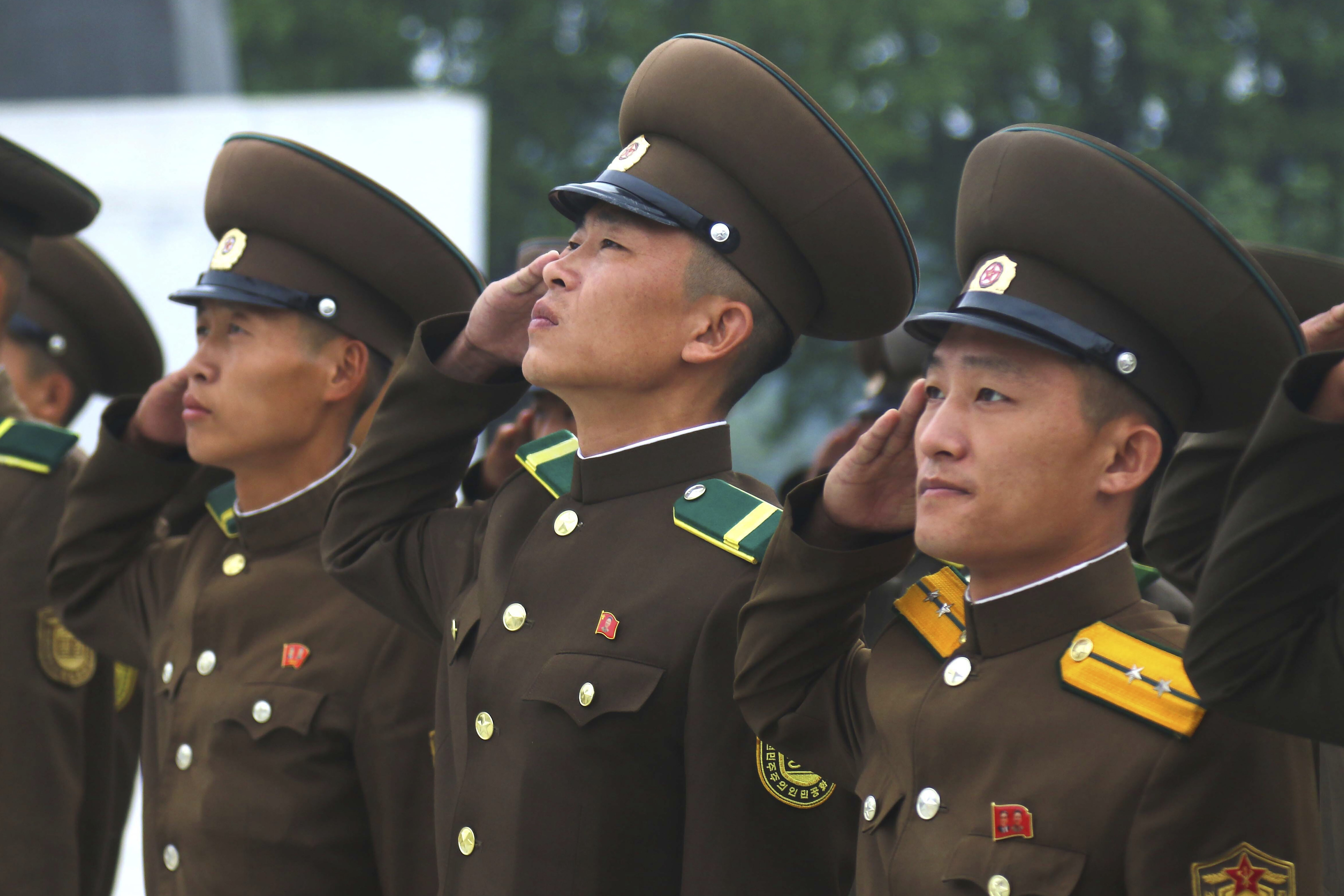 ▲▼北韓軍隊,北韓士兵。（圖／達志影像／美聯社）