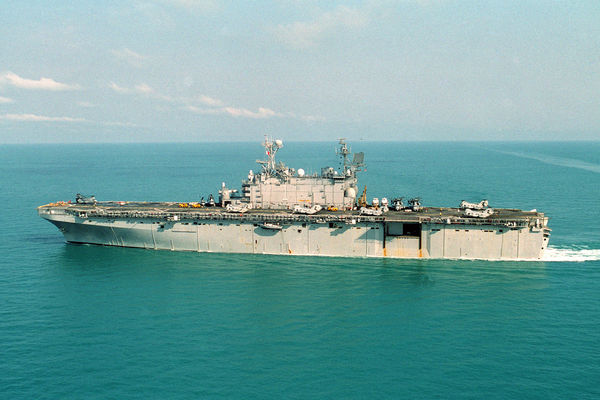 ▲▼兩棲攻擊艦「塔拉瓦號」（Tarawa ,LHA 1）。（圖／美國海軍）