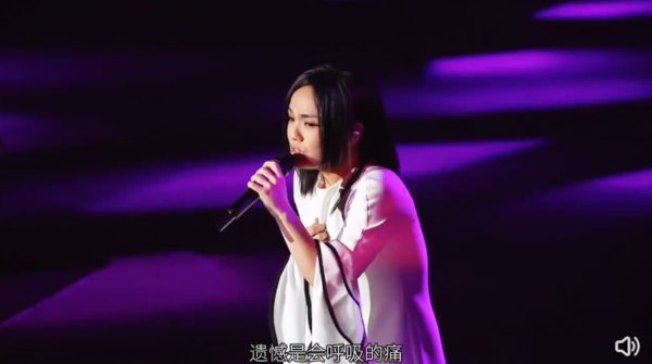 ▲徐佳瑩在武漢選唱〈會呼吸的痛〉。（圖／翻攝自徐佳瑩臉書）