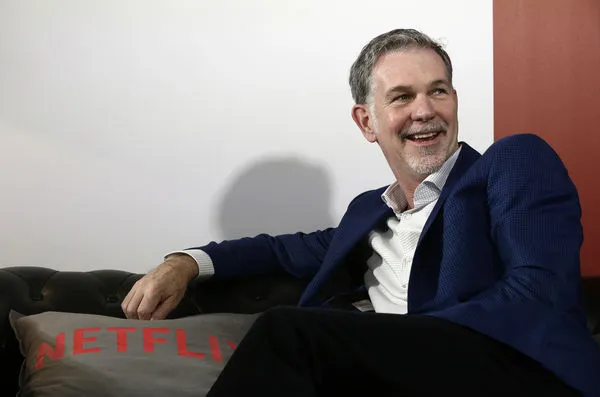 ▲▼ 串流平台龍頭Netflix共同創辦人暨董事長哈斯汀（Reed Hastings）。（圖／達志影像／美聯社）