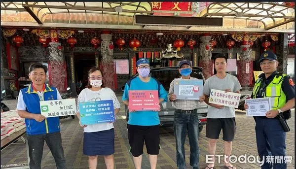 ▲利嘉派出所與太平村村長攜手關懷弱勢，轉送物資            。（圖／記者楊漢聲翻攝）