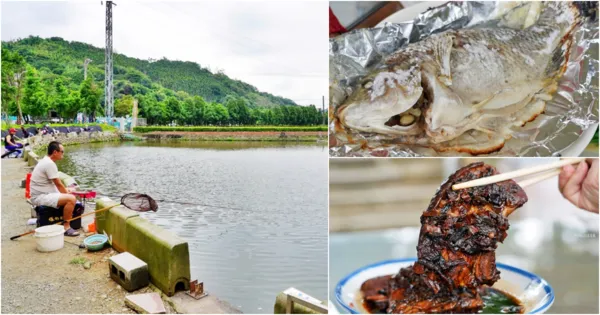 ▲▼就蓋在魚池上，現釣現殺的活魚餐廳！（圖／部落客Mika授權提供，勿擅自翻攝）