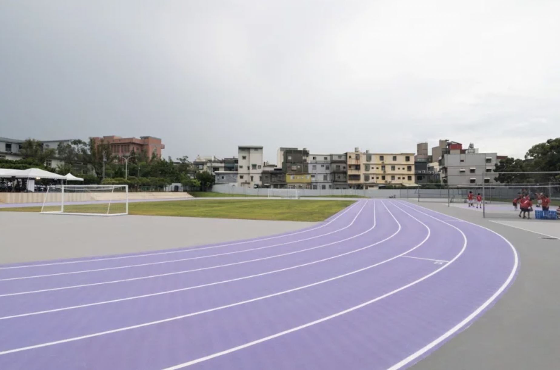 ▲巴黎奧運薰衣草跑道。（圖／翻攝巴黎奧運官方IG）