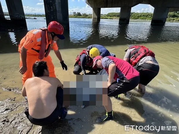 ▲新月沙灘溺水高中生找到了。（圖／記者楊永盛翻攝，下同）