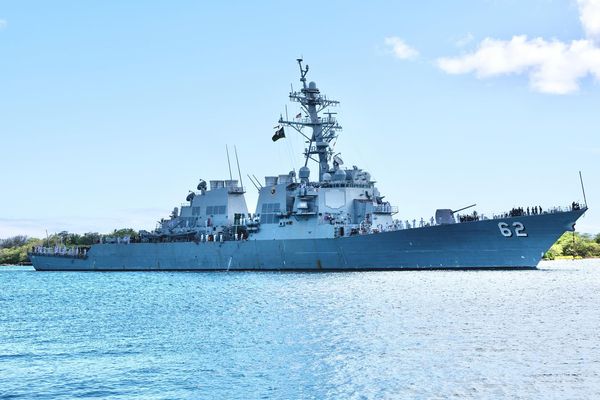 ▲▼美國海軍勃克級導引飛彈驅逐艦費茲傑羅號（USS Fitzgerald，DDG-62）。（圖／翻攝自Facebook／USS Fitzgerald (DDG 62)）