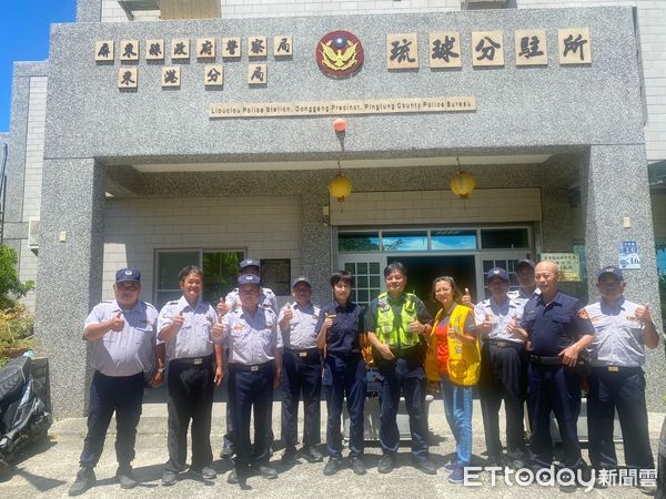 ▲東港警分局琉球分駐所女所長蔡孟儒            。（圖／記者陳崑福翻攝）