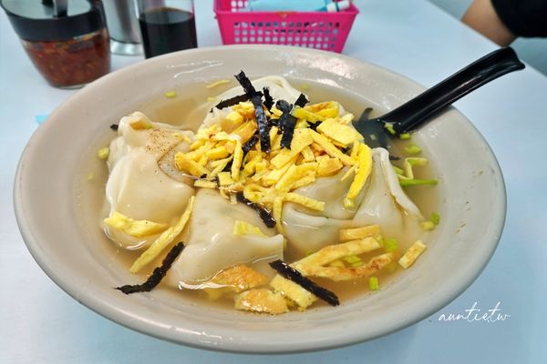 ▲▼西門餛飩湯 上海口味雪菜餛飩。（圖／部落客水晶安蹄提供）