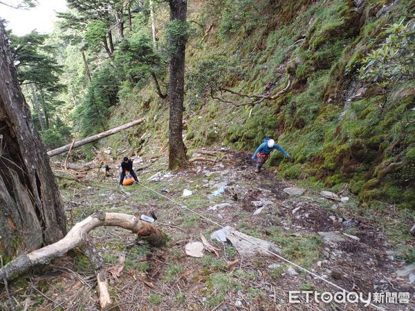 ▲▼干卓萬十八連峰山友摔傷             。（圖／記者高堂堯翻攝）