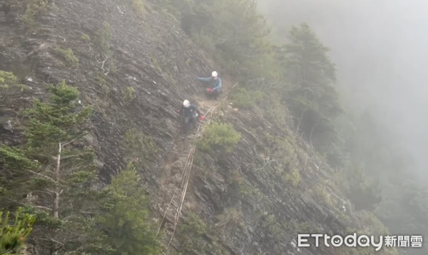 ▲▼干卓萬十八連峰山友摔傷             。（圖／記者高堂堯翻攝）