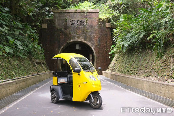 ▲東北角福隆「舊草嶺自行車隧道」,「九號咖啡石城館」,舊草嶺隧道,福隆旅遊,貢寮旅遊。（圖／記者彭懷玉攝）