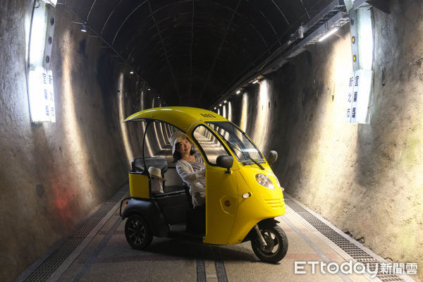 ▲東北角福隆「舊草嶺自行車隧道」,「九號咖啡石城館」,舊草嶺隧道,福隆旅遊,貢寮旅遊。（圖／記者彭懷玉攝）