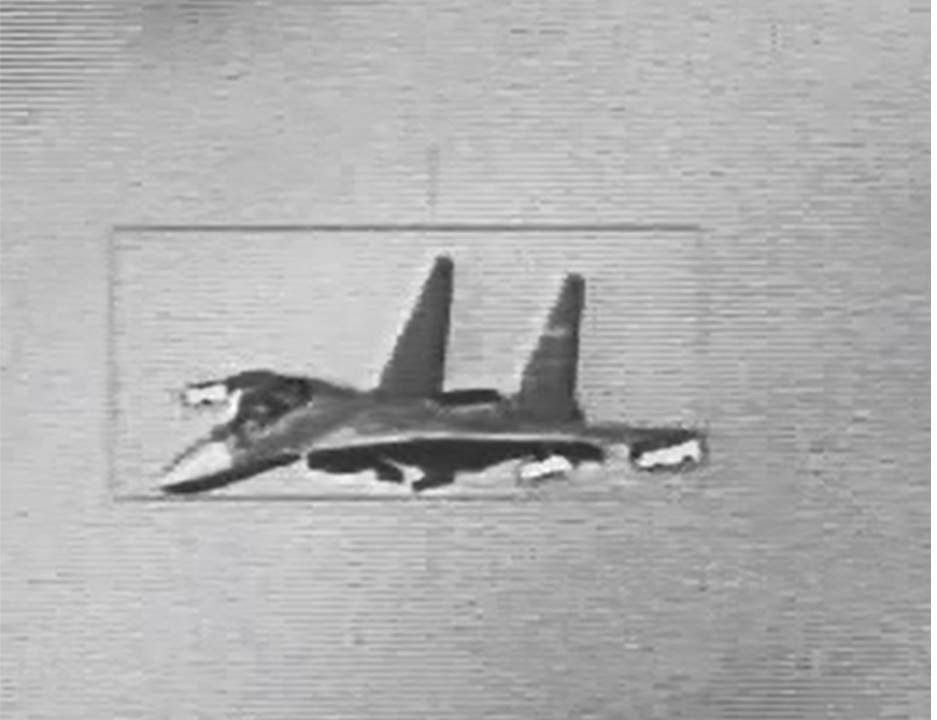 ▲國軍監控解放軍殲-16型機。（圖／國防部提供）