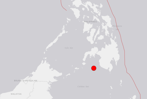 ▲▼ 菲律賓11日發生規模6.9地震。（圖／翻攝自USGS）
