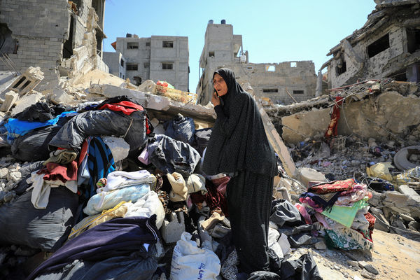 ▲▼加薩市遭以色列進攻後　瓦礫堆下找到約60具遺體。（圖／路透）