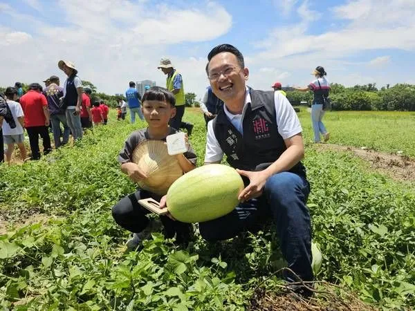 ▲桃園西瓜節採收日