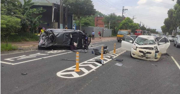 龜山3車連環撞1死5傷　閃迴轉車失控衝對向…62歲男遭輾壓枉死