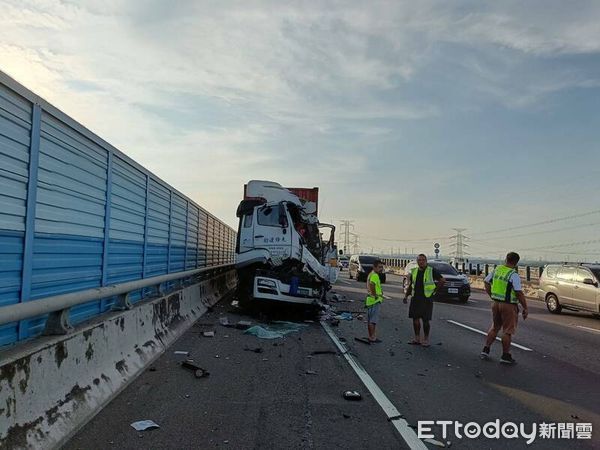 ▲國三和美路段死亡車禍。（圖／民眾提供）