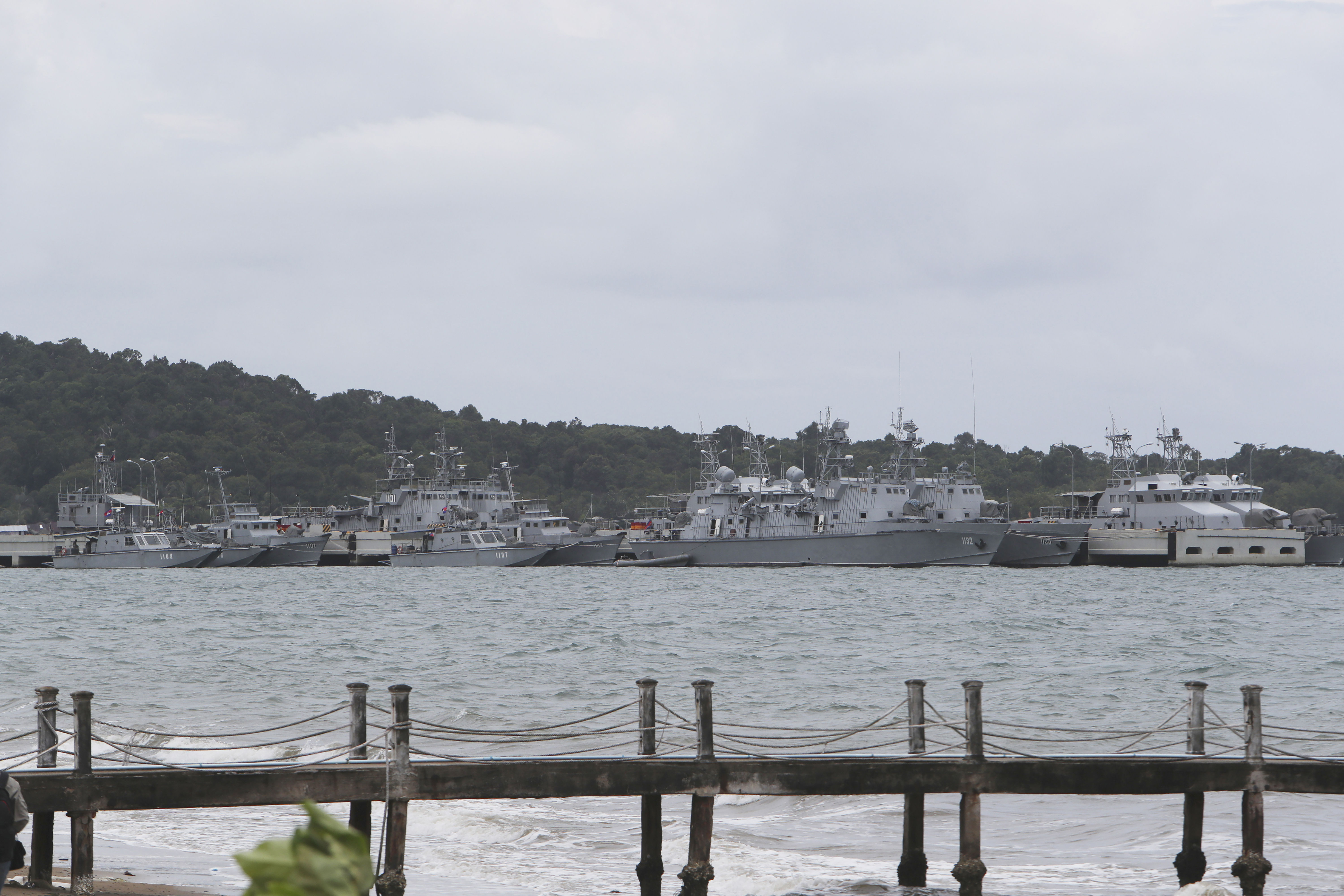 ▲柬埔寨雲壤海軍基地。（圖／達志影像／美聯社）