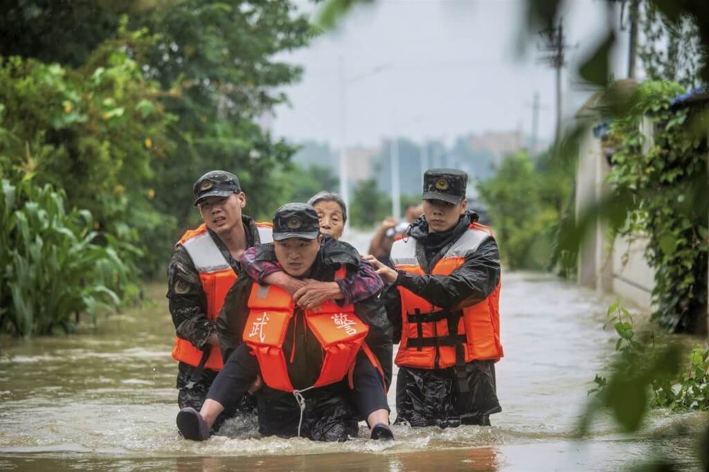 ▲▼河南暴雨。（圖／翻攝自中新網）