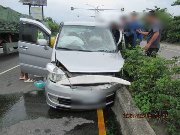 ▲恆春鎮6月6日恆公路車禍         。（圖／記者陳崑福翻攝）