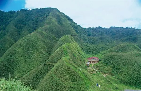 ▲▼人氣景點的宜蘭礁溪「抹茶山」，登山口處已設置1組紅外線人流計數器，將作為評估未來是否總量管制依據。（圖／林保署宜蘭分署提供，下同）