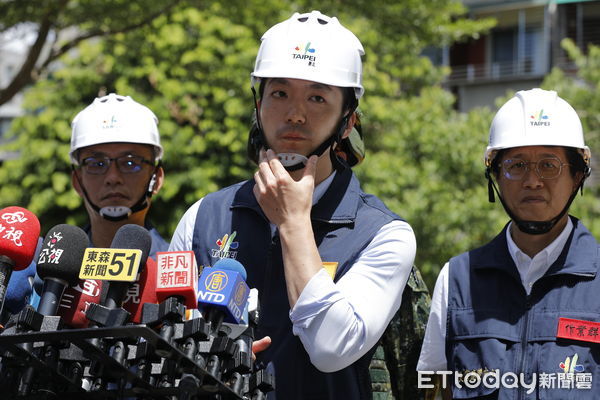 ▲▼凱米颱風進逼台灣，台北市長蔣萬安防颱整備作業，一早便前往視察信義區東大排導流改善及清淤情形。（圖／記者湯興漢攝）