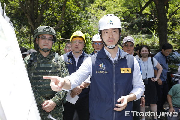 ▲▼凱米颱風進逼台灣，台北市長蔣萬安防颱整備作業，一早便前往視察信義區東大排導流改善及清淤情形。（圖／記者湯興漢攝）