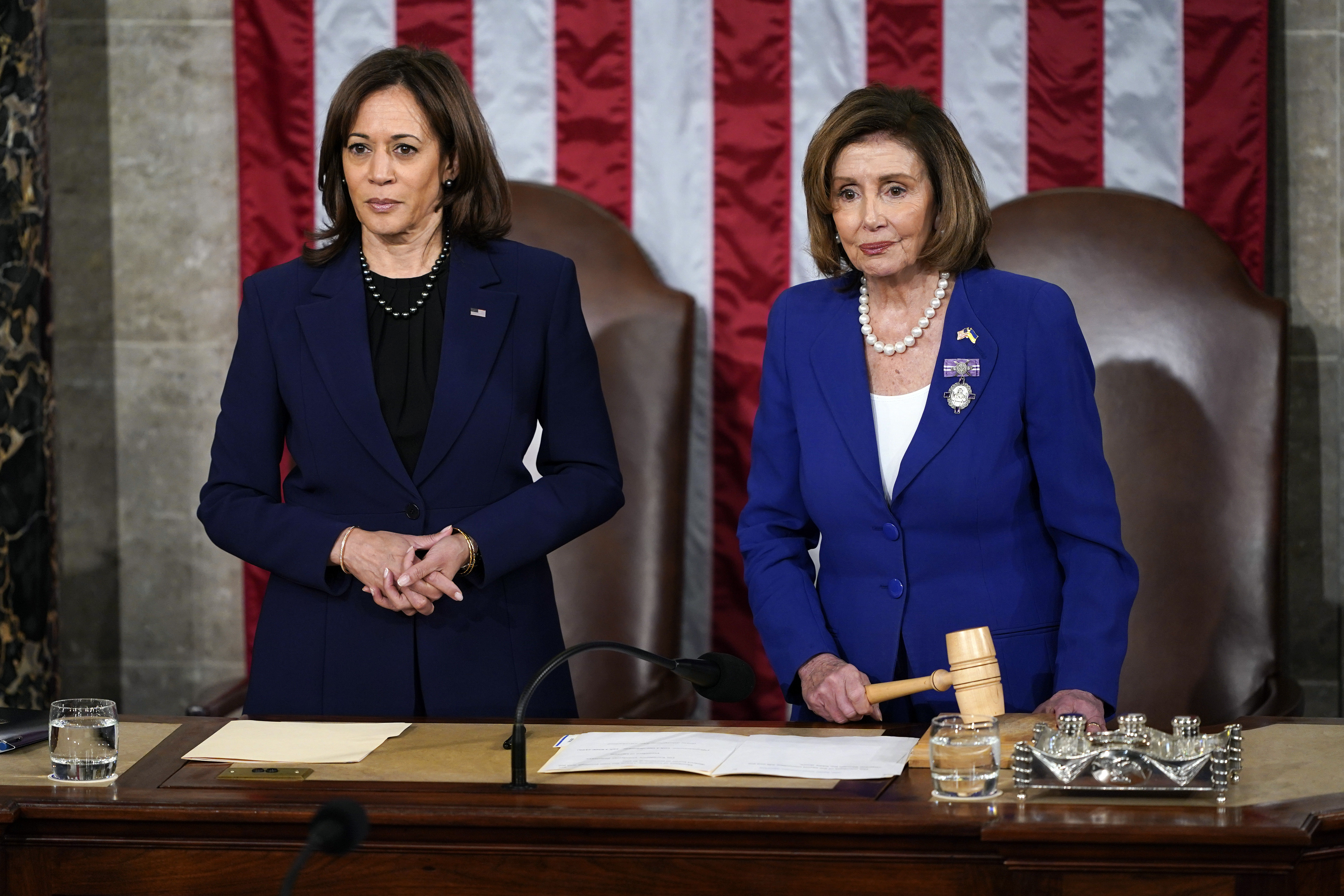 ▲美國眾議院前議長裴洛西（Nancy Pelosi）表態支持副總統賀錦麗（Kamala Harris）參選。（圖／達志影像／美聯社）