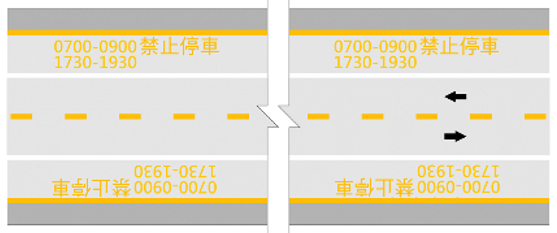 ▲▼為改善人車安全，交通部修法調整標誌標線。（圖／交通部提供）